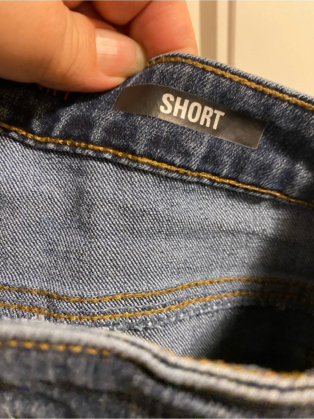 Style Co Jeans Shorts 14W Bermuda Blue Stretch Denim Cut Off Raw Hem